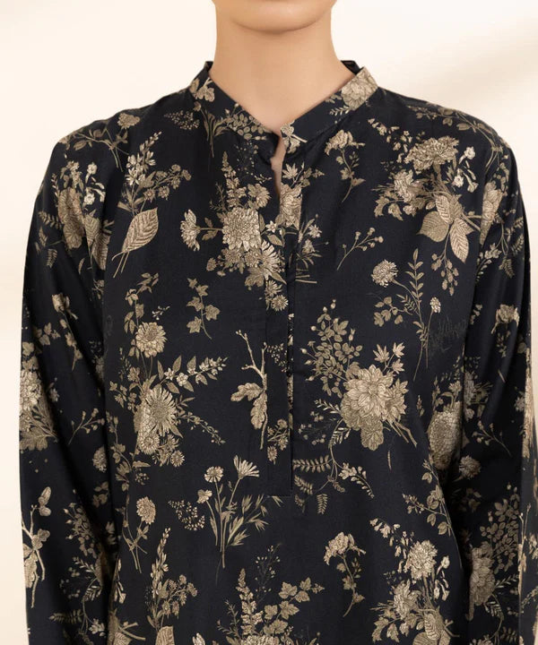 Printed Linen Suit