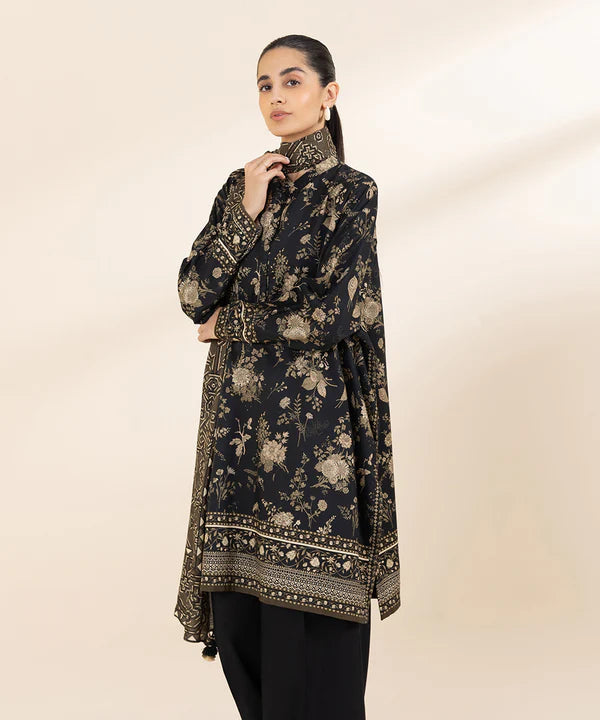 Printed Linen Suit
