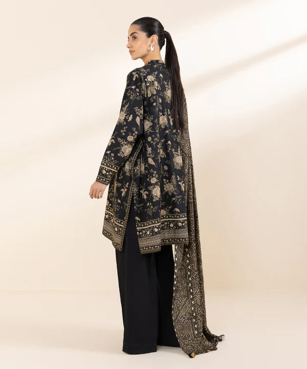 Printed Linen Suit