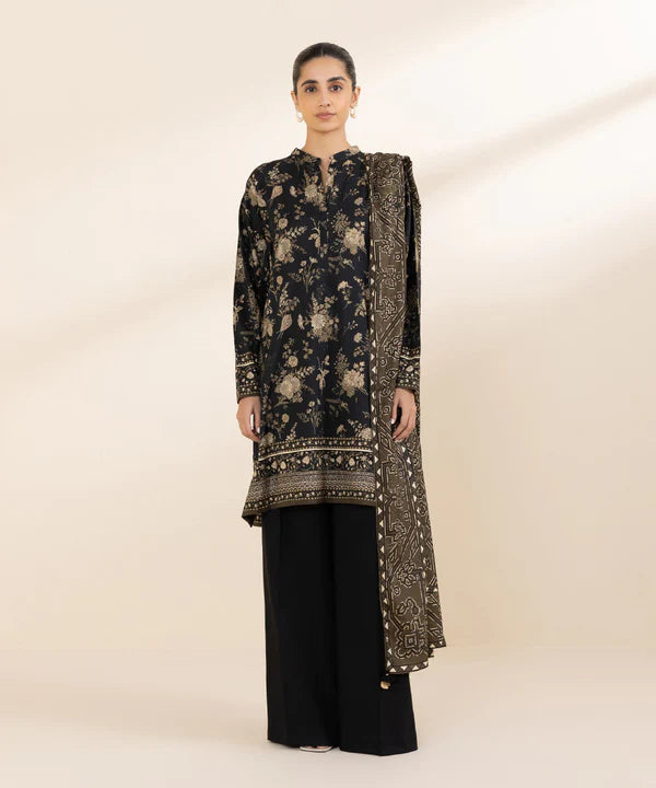 Printed Linen Suit