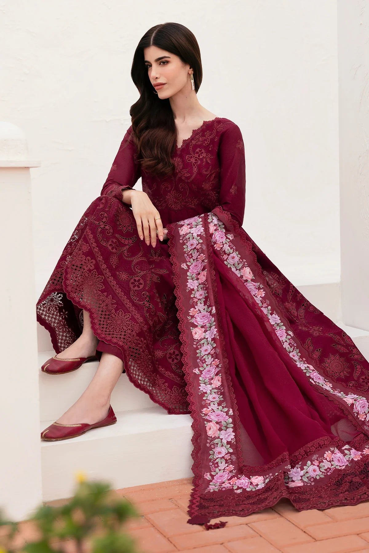 Embroidered Lawn Suit