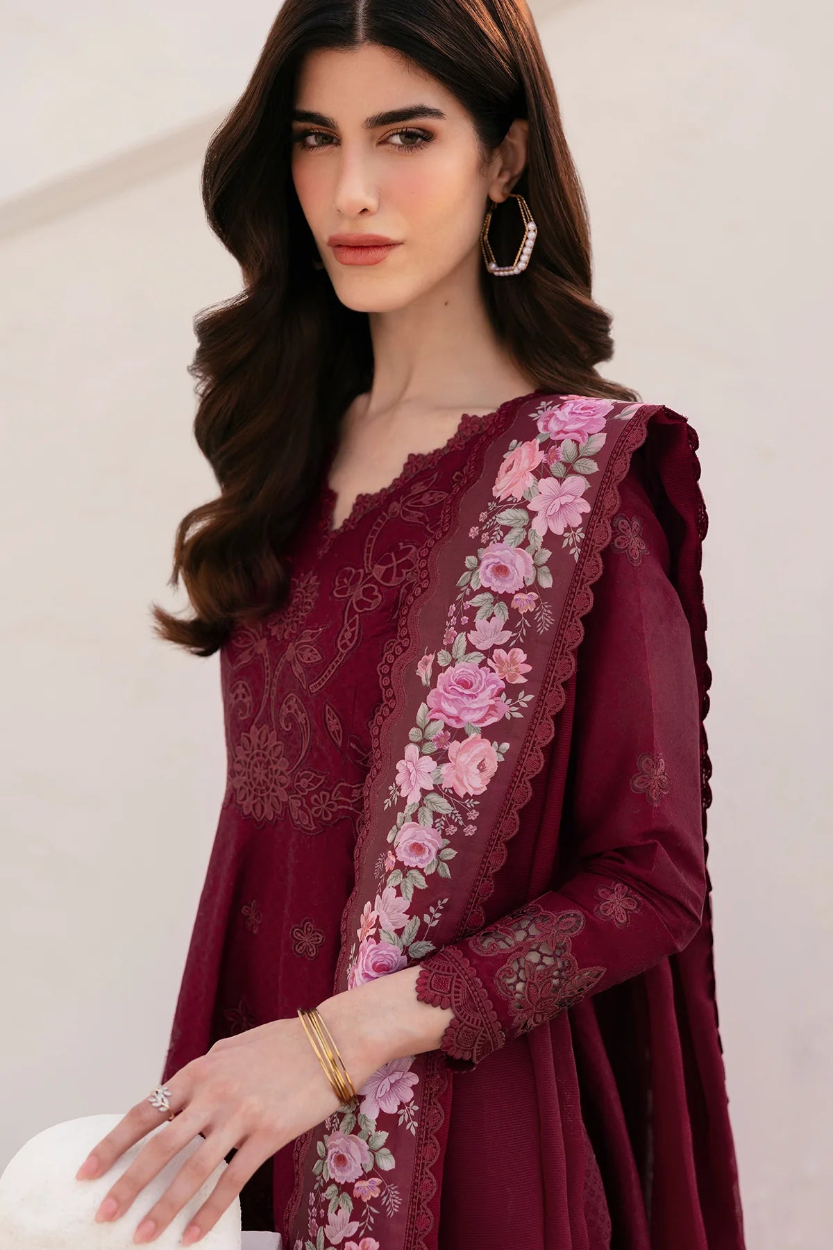 Embroidered Lawn Suit