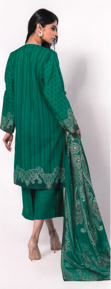 Printed Light Khaddar Suit