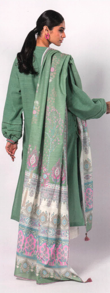 Embroidered Khaddar Suit