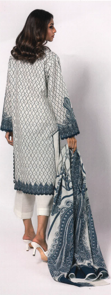 Printed Light Khaddar Suit