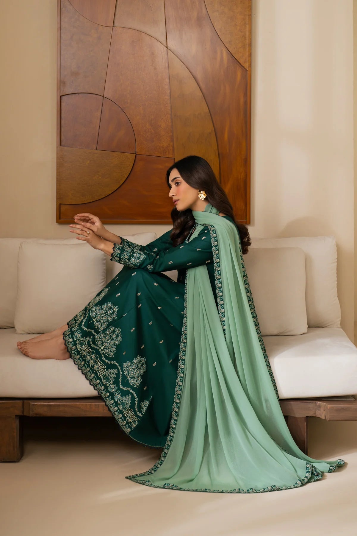 Embroidered Lawn Suit