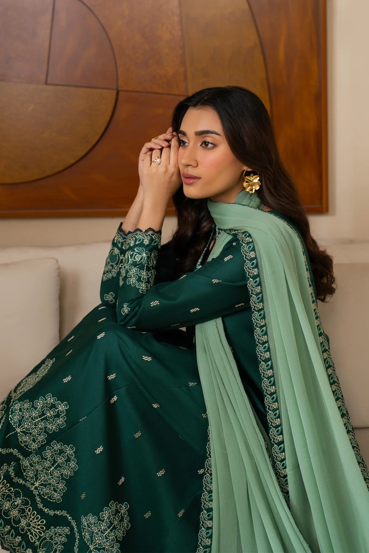 Embroidered Lawn Suit