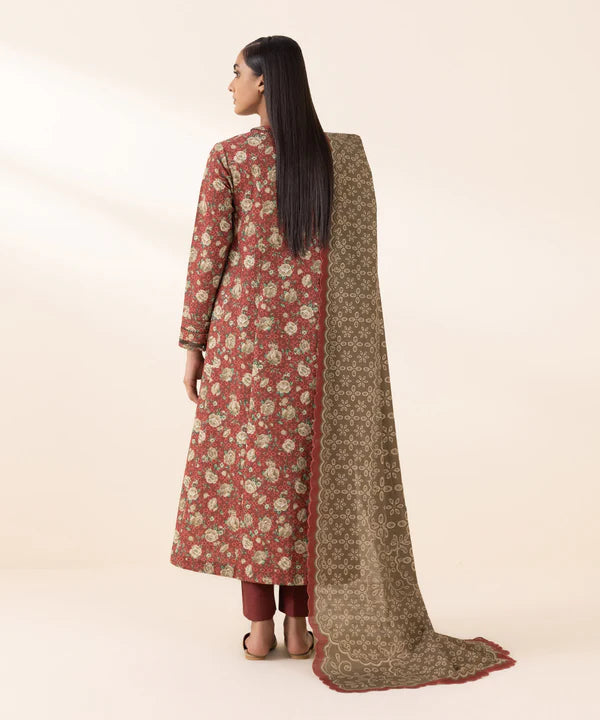 Printed Khaddar Suit