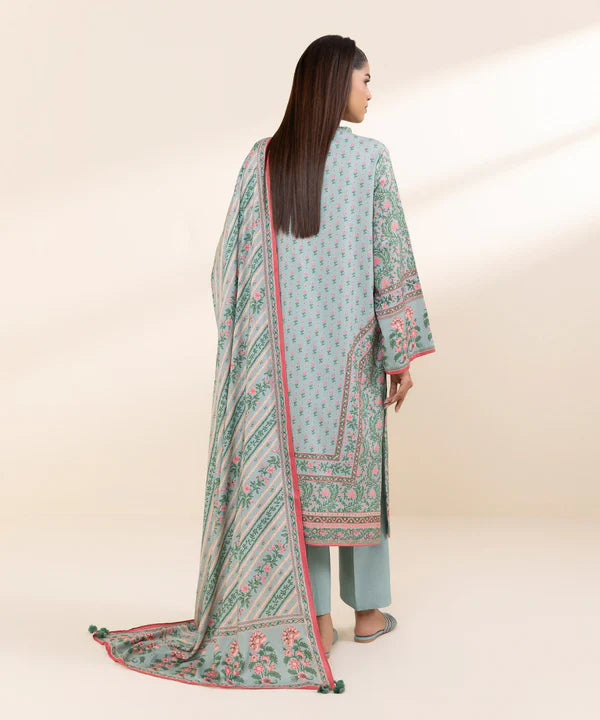 Printed Linen Suit