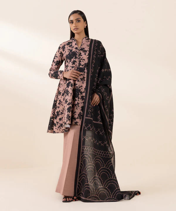 Printed Light Khaddar Suit