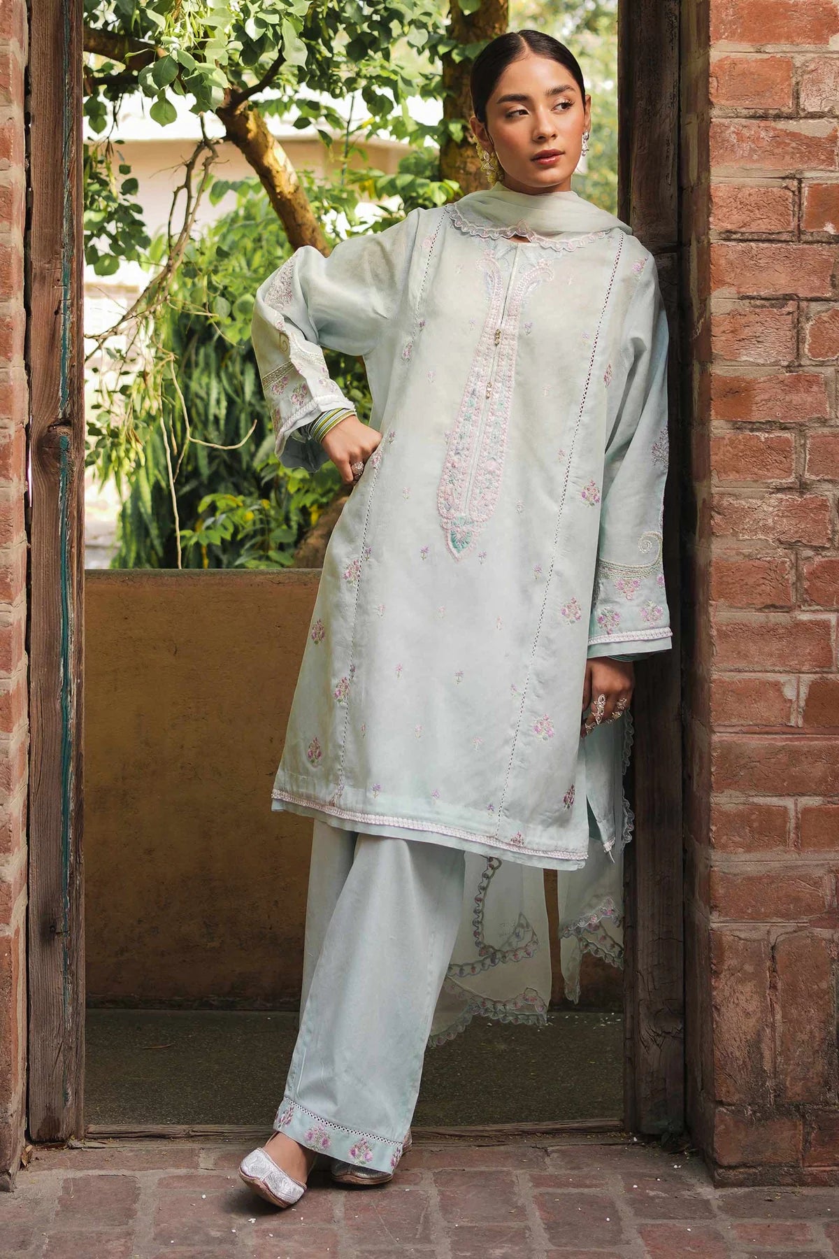 Embroidered Lawn Suit