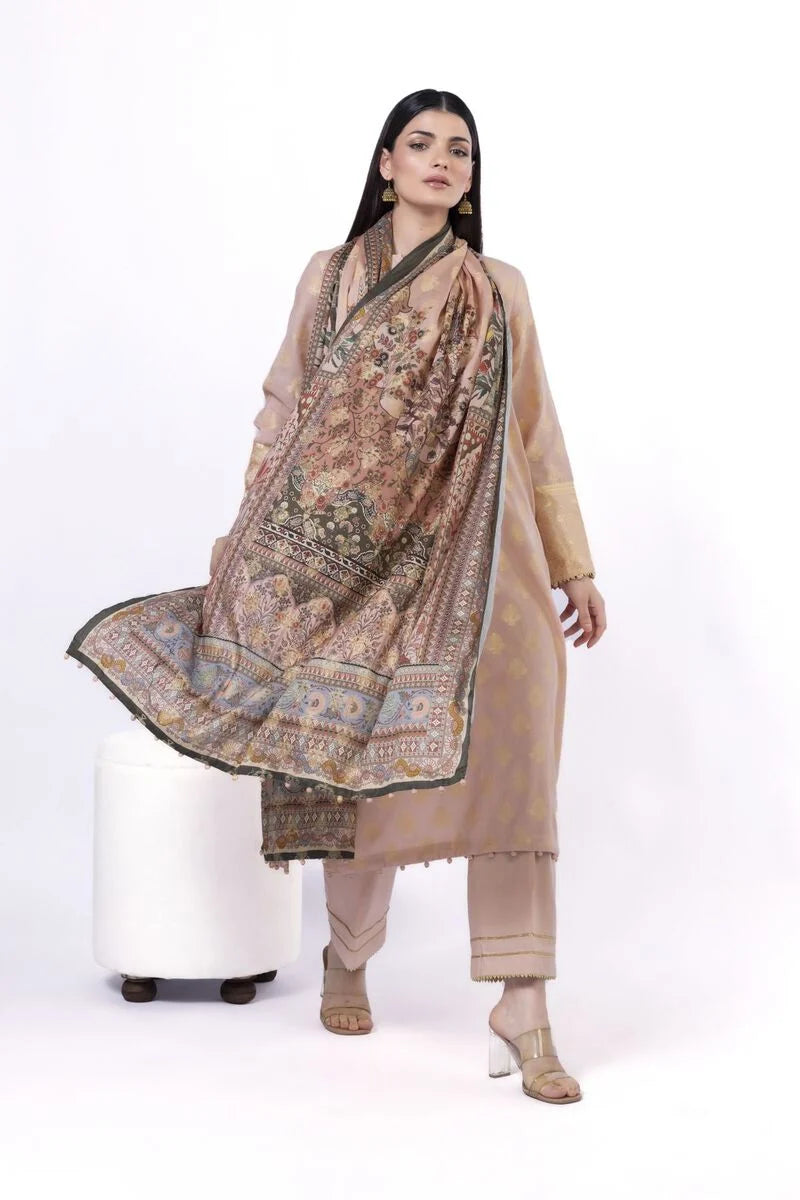 Printed Jacquard Suit