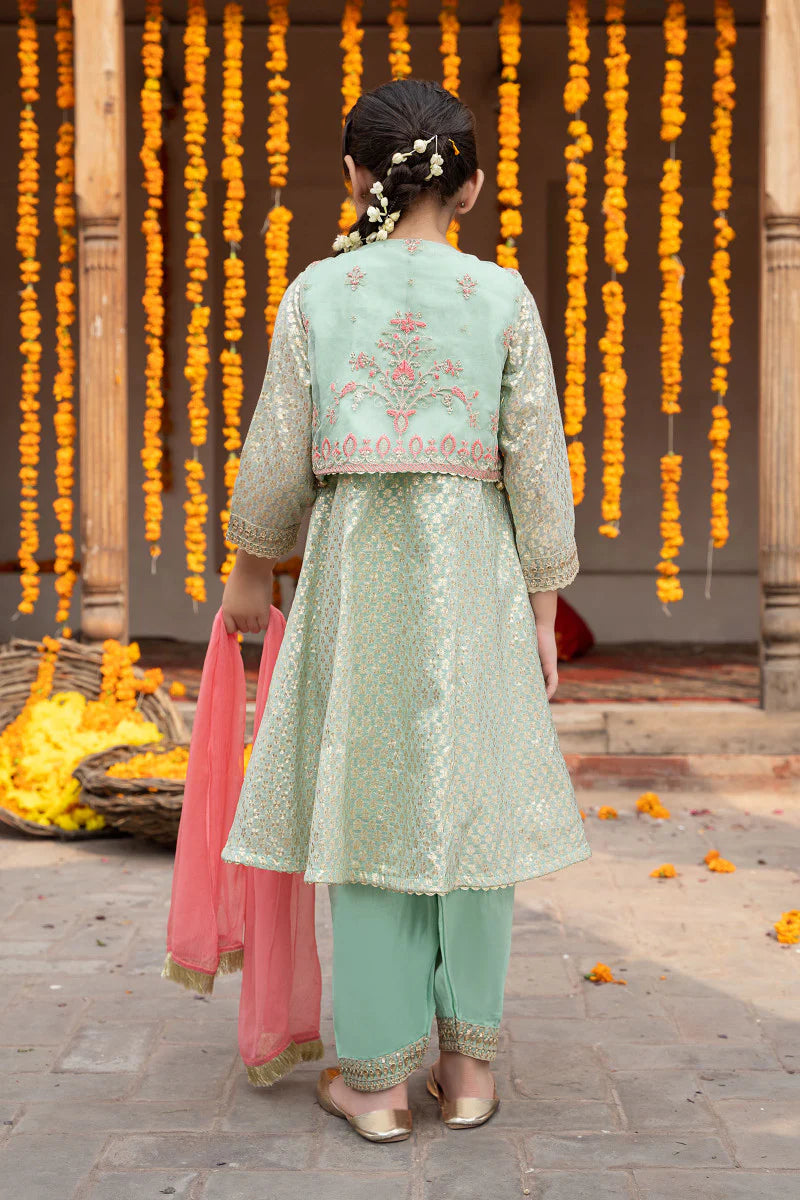 Sea Green Froak Suit with Jacket