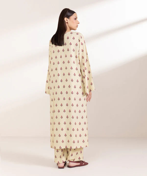 Printed Linen Suit