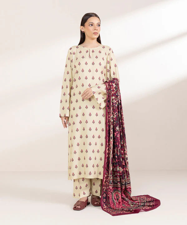 Printed Linen Suit