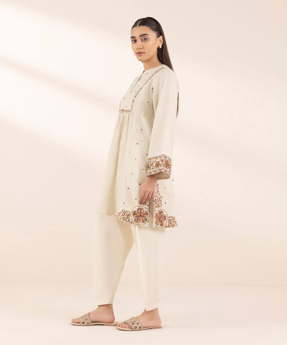 Embroidered Cambric Shirt