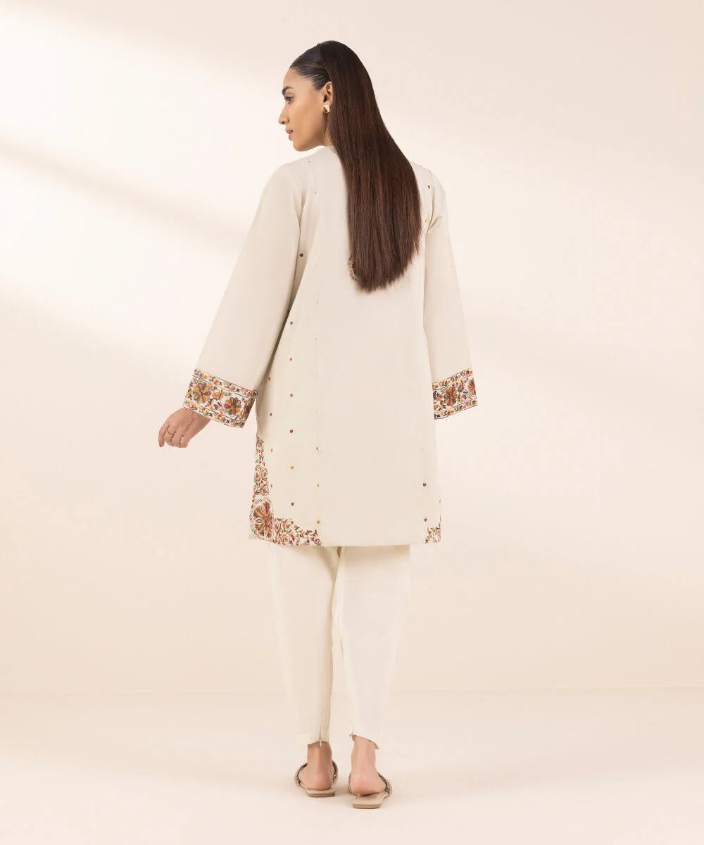 Embroidered Cambric Shirt