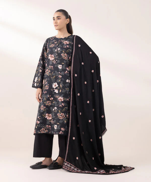 Printed Light Khaddar Suit