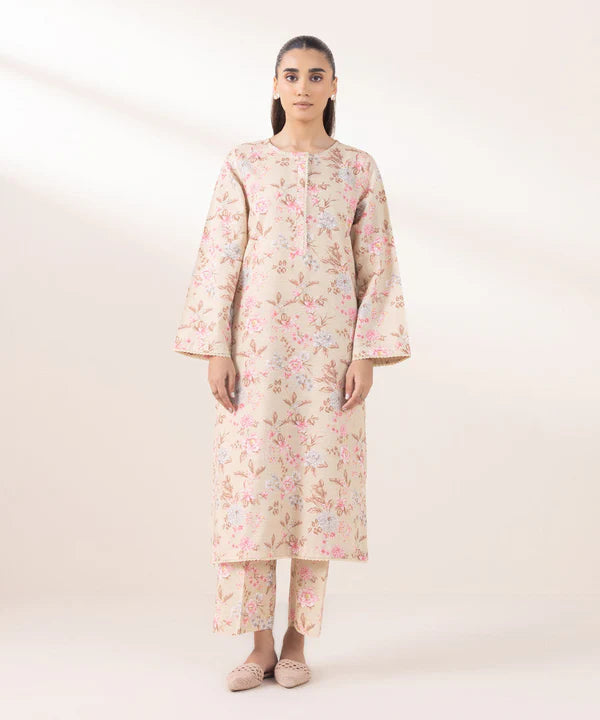 Printed Light Khaddar Suit