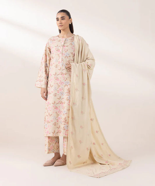 Printed Light Khaddar Suit