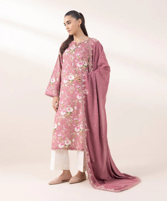 Printed Light Khaddar Suit