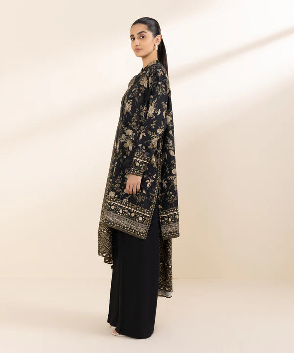 Printed Linen Suit