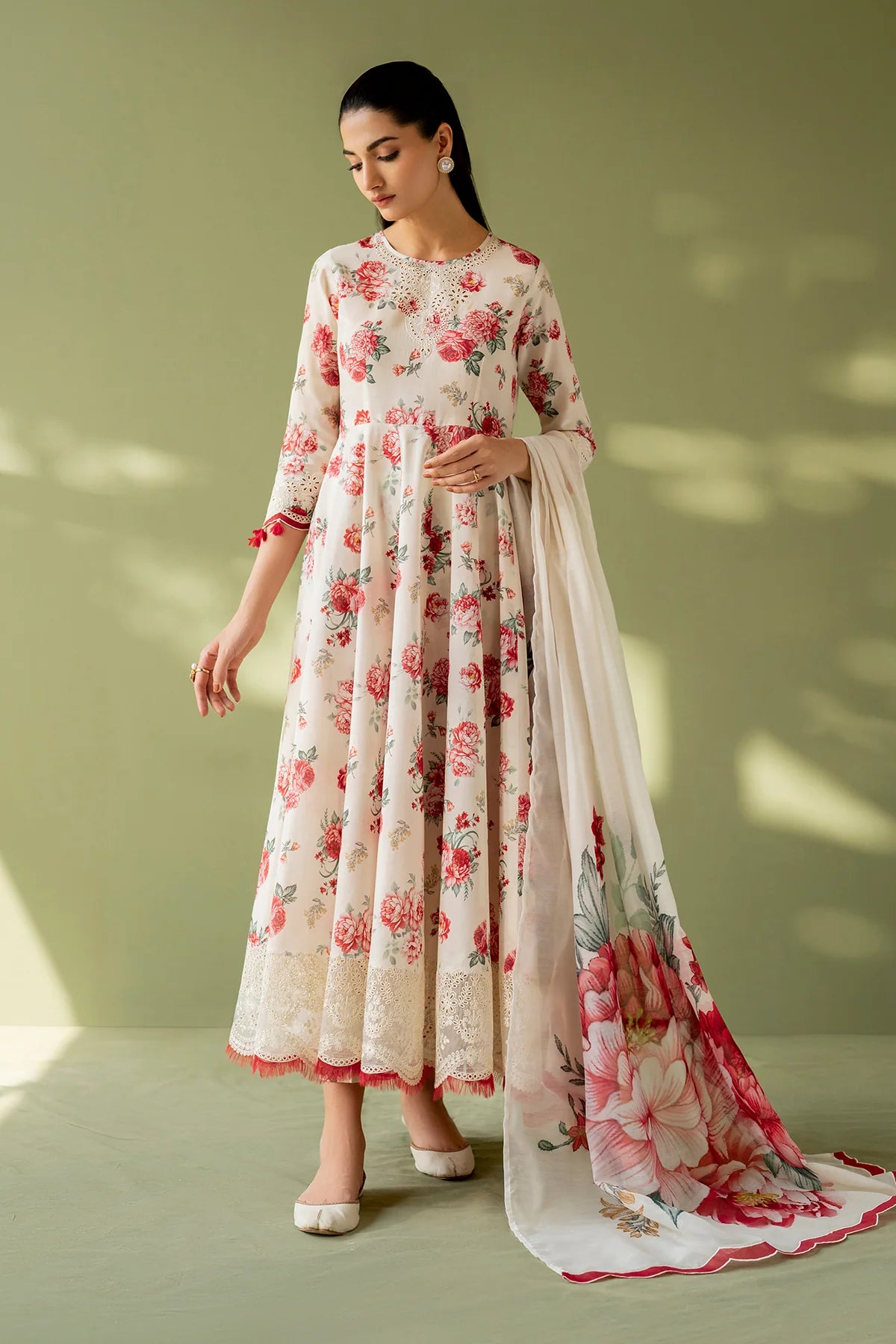 Embroidered Printed Lawn Suit
