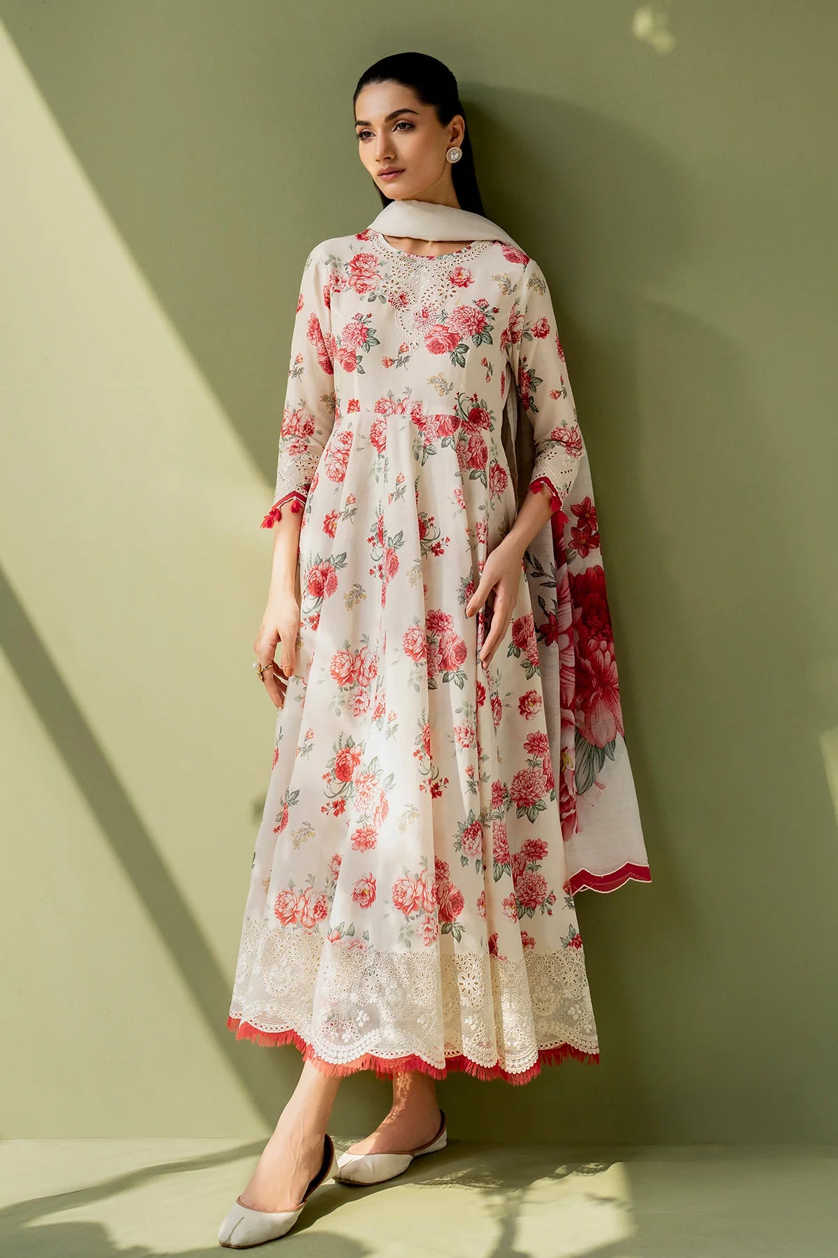 Embroidered Printed Lawn Suit