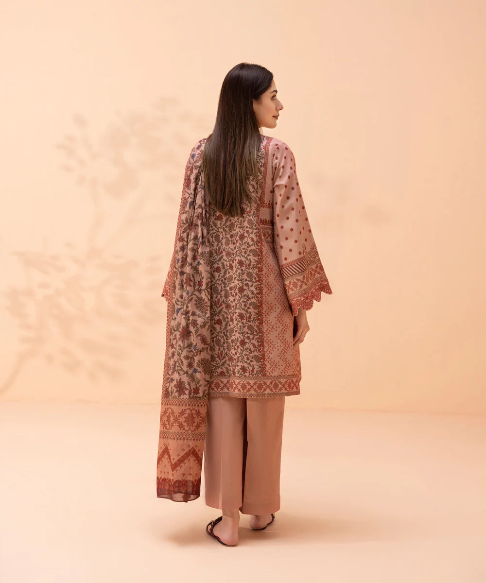 Blush Pink Digital Printed Lawn Suit