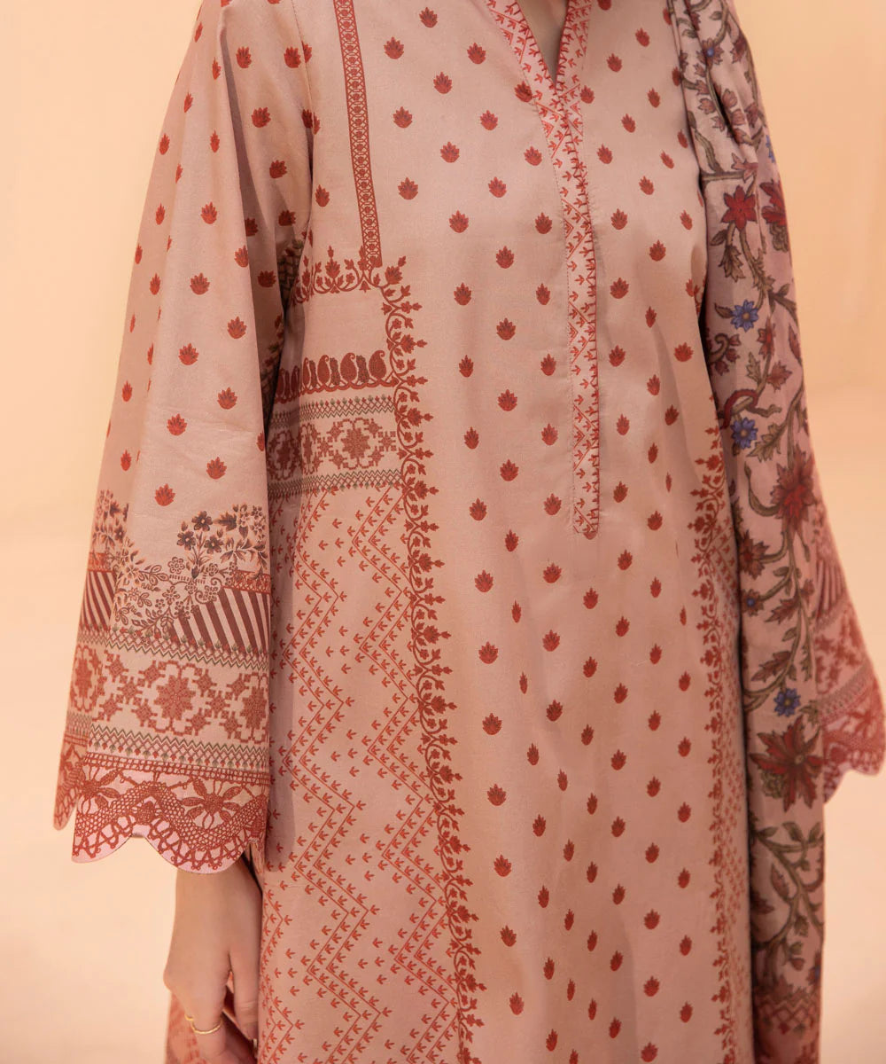 Blush Pink Digital Printed Lawn Suit