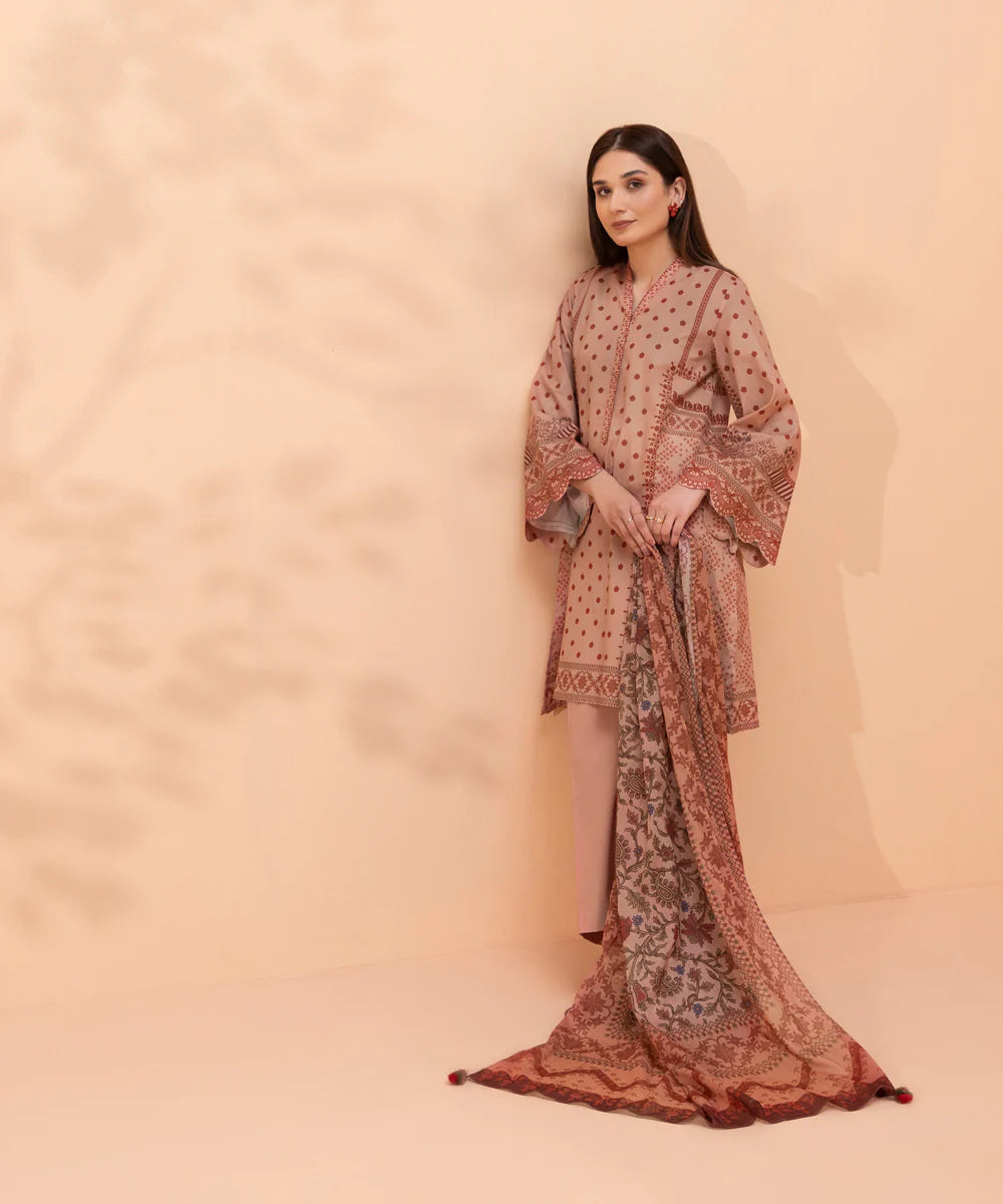 Blush Pink Digital Printed Lawn Suit