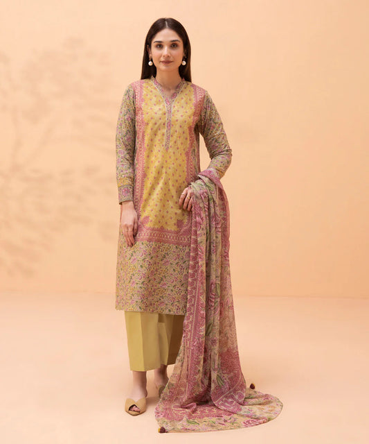 Multi Digital Printed Lawn Suit