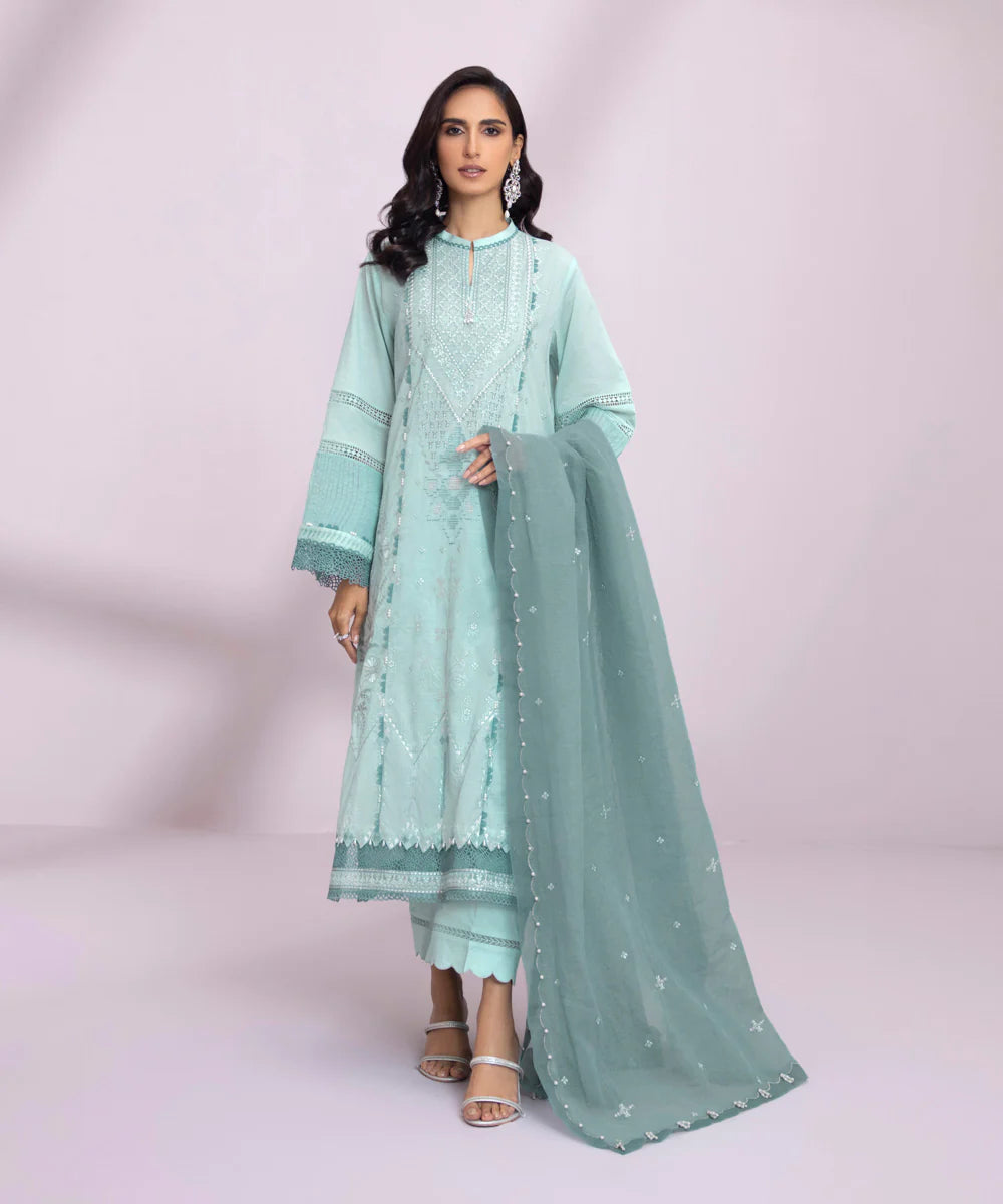 Embroidered Lawn Suit