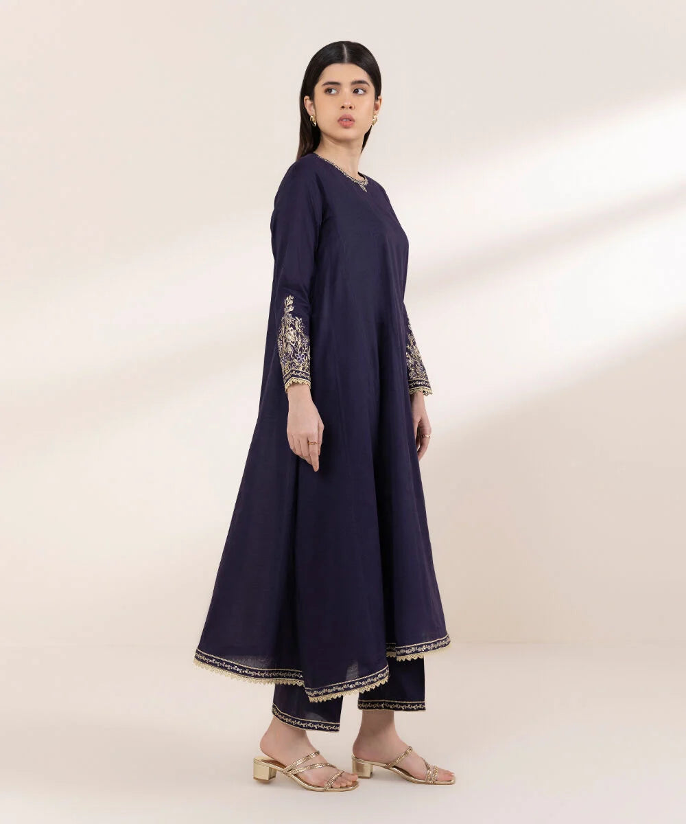 Embroidered Jacquard Suit