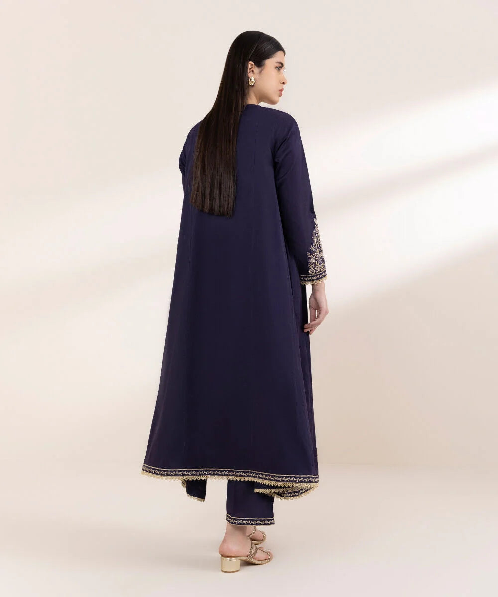 Embroidered Jacquard Suit