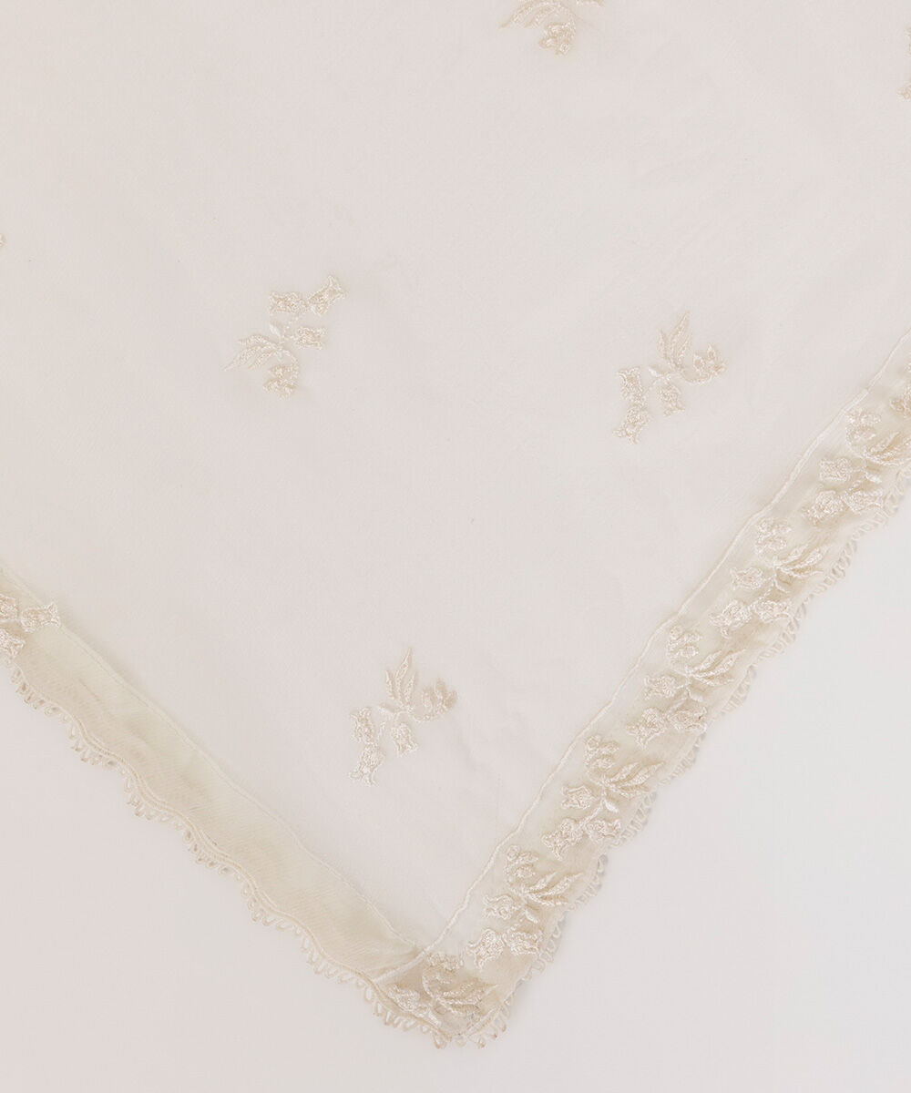 Embroidered Chiffon Dupatta