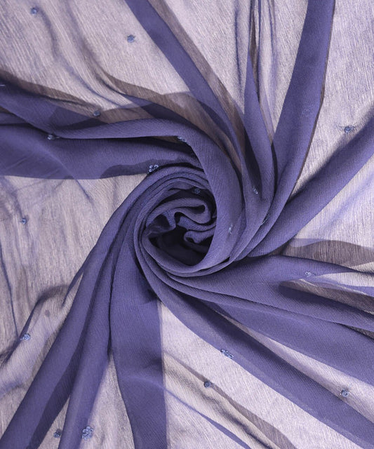 Embroidered Chiffon Dupatta
