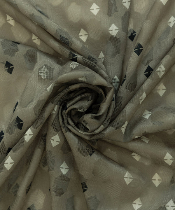 Embroidered Linen Jacquard Shirt