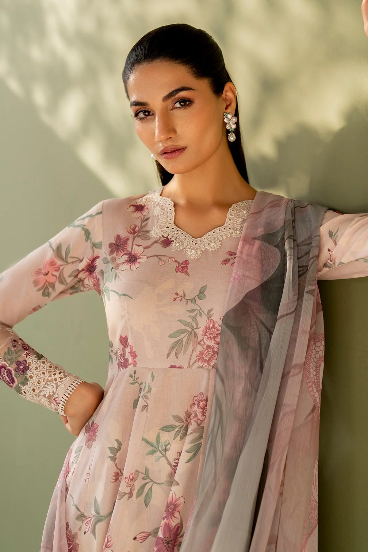 Embroidered Printed Lawn Suit