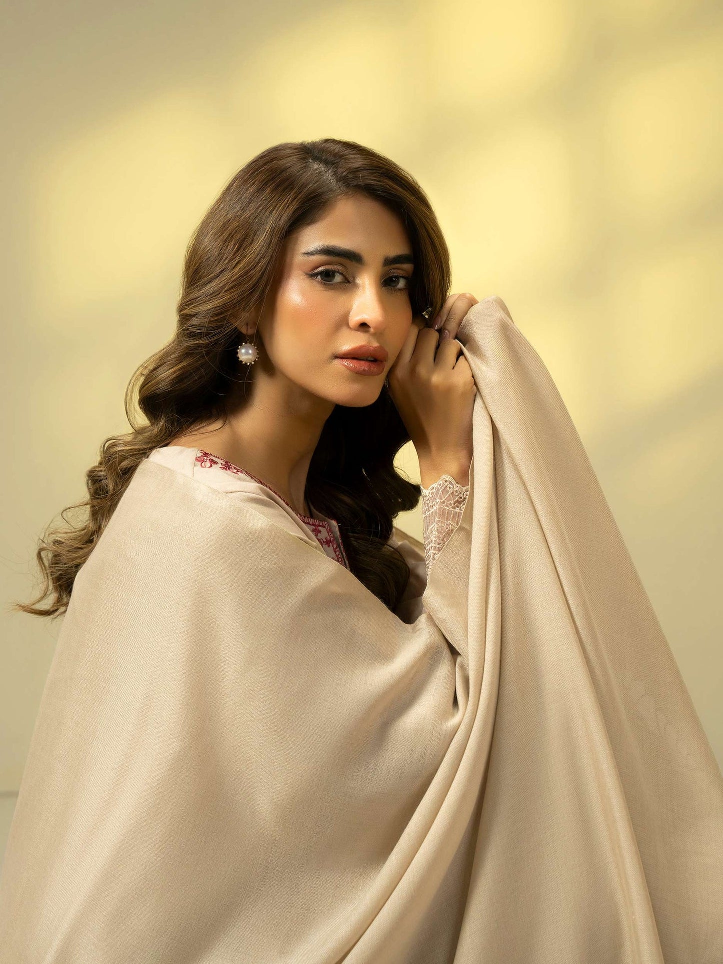 Embroidered Khaddar Suit