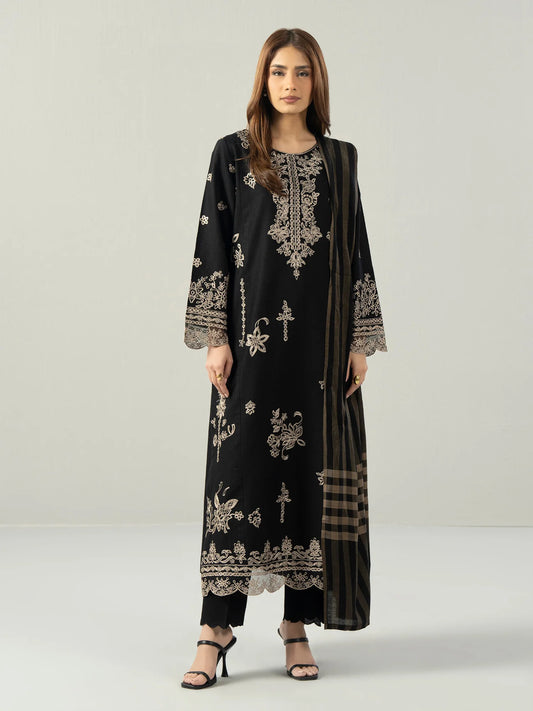 Embroidered Khaddar Suit
