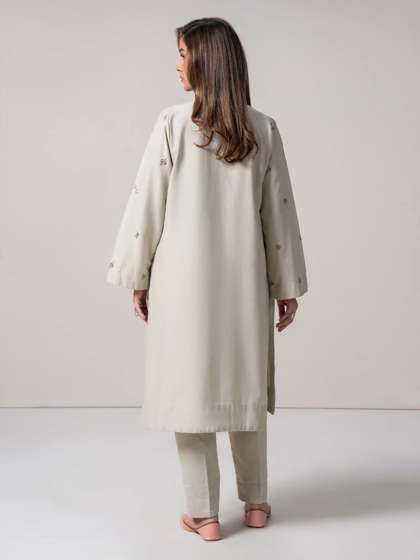 Embroidered Khaddar Suit