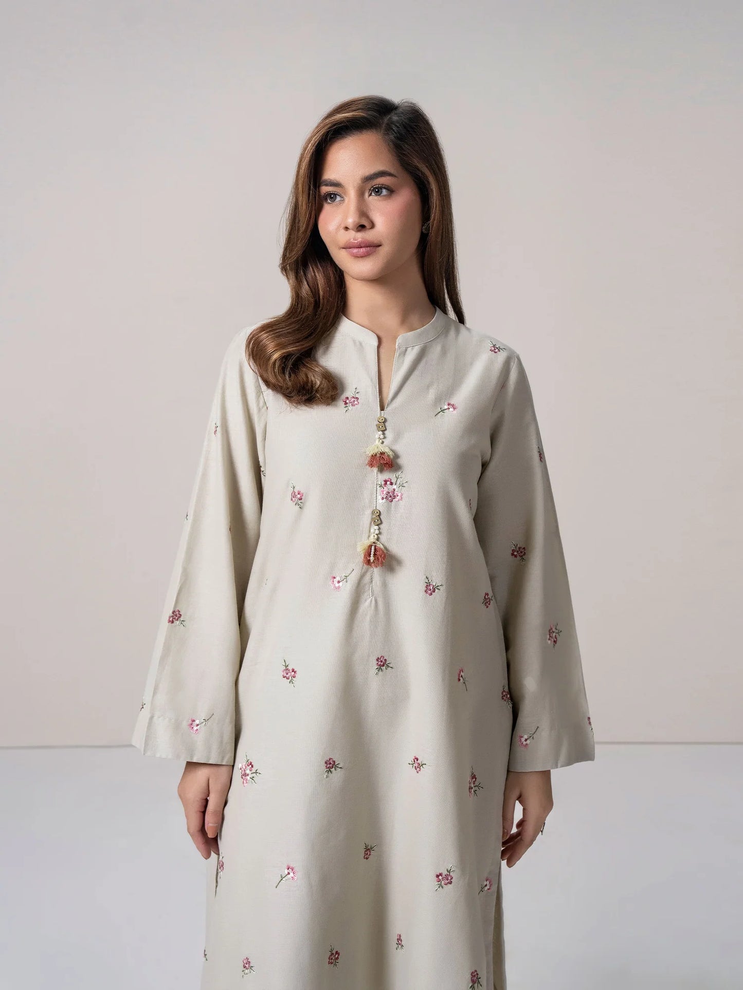 Embroidered Khaddar Suit