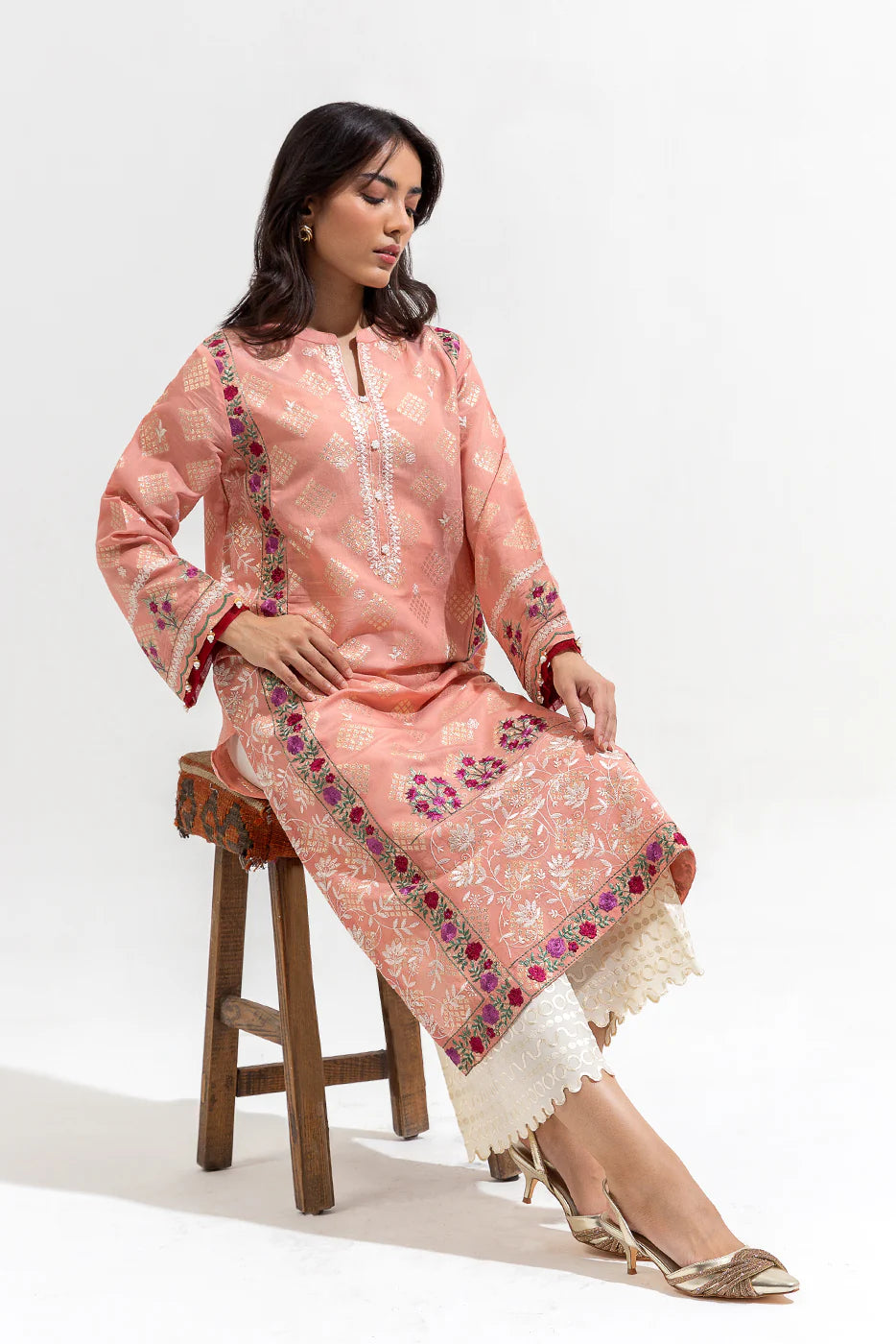 Embroidered Jacquard Shirt