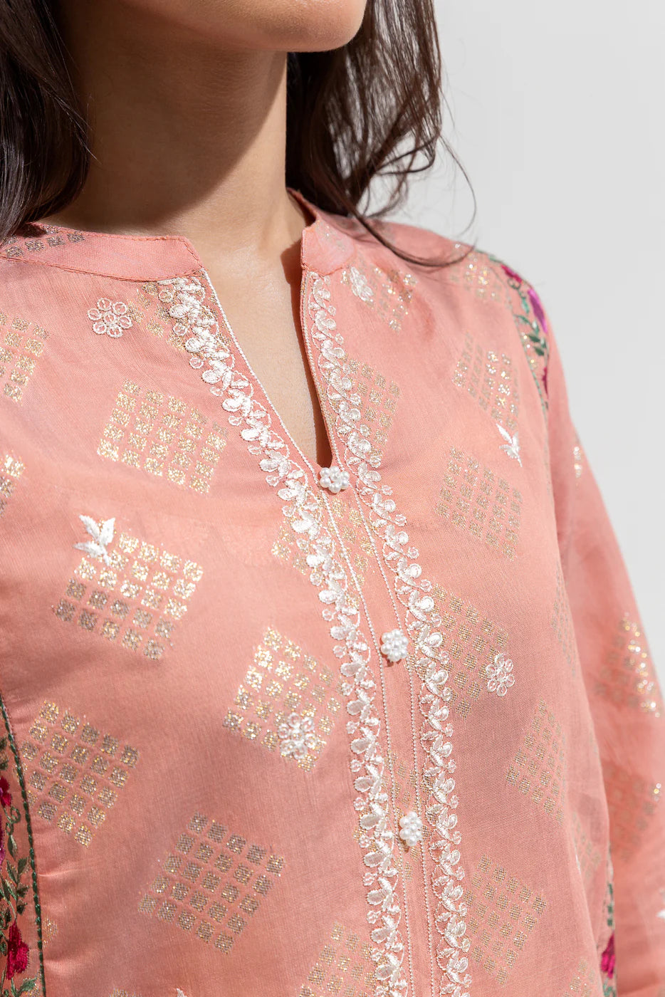 Embroidered Jacquard Shirt