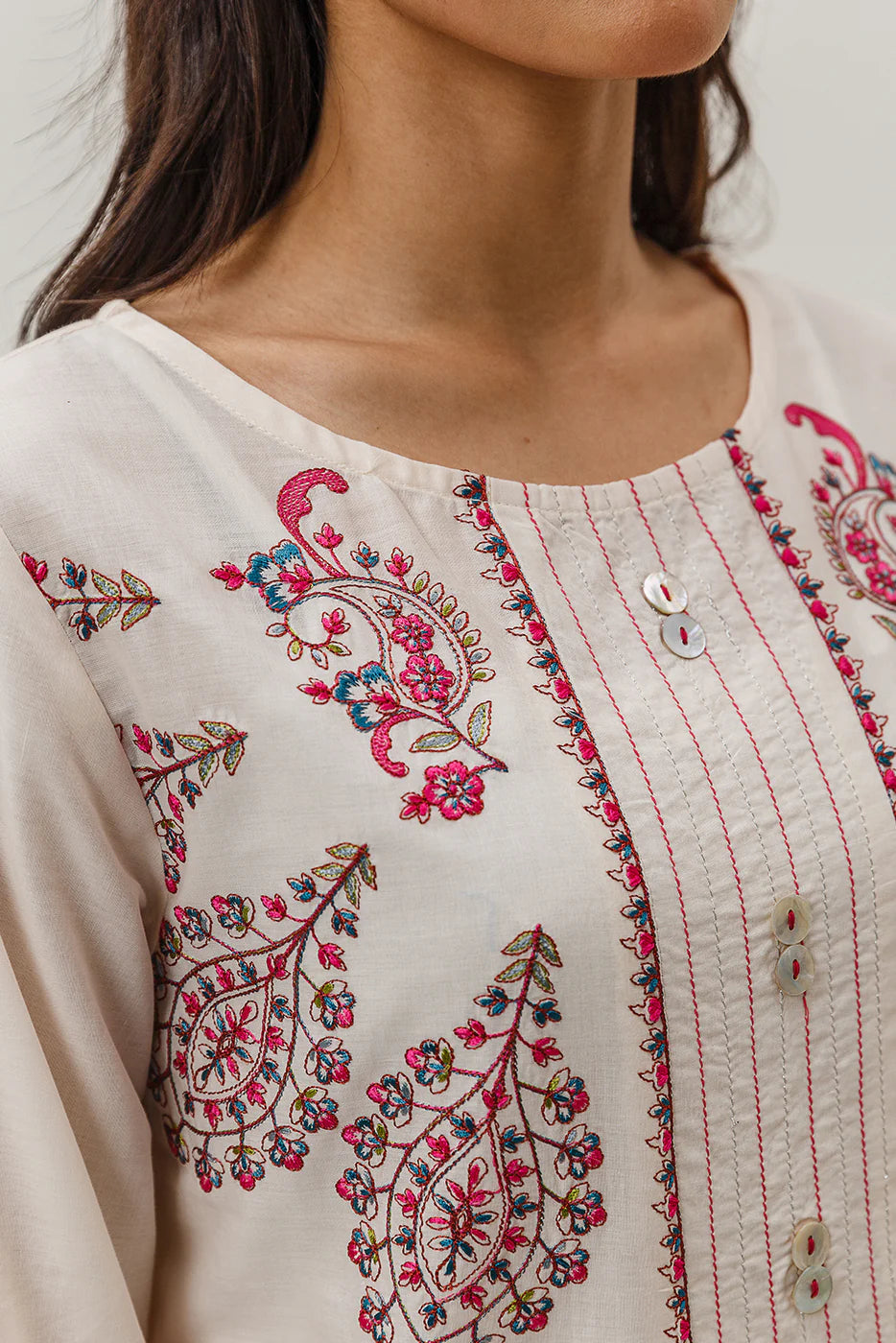 Embroidered Lawn Shirt