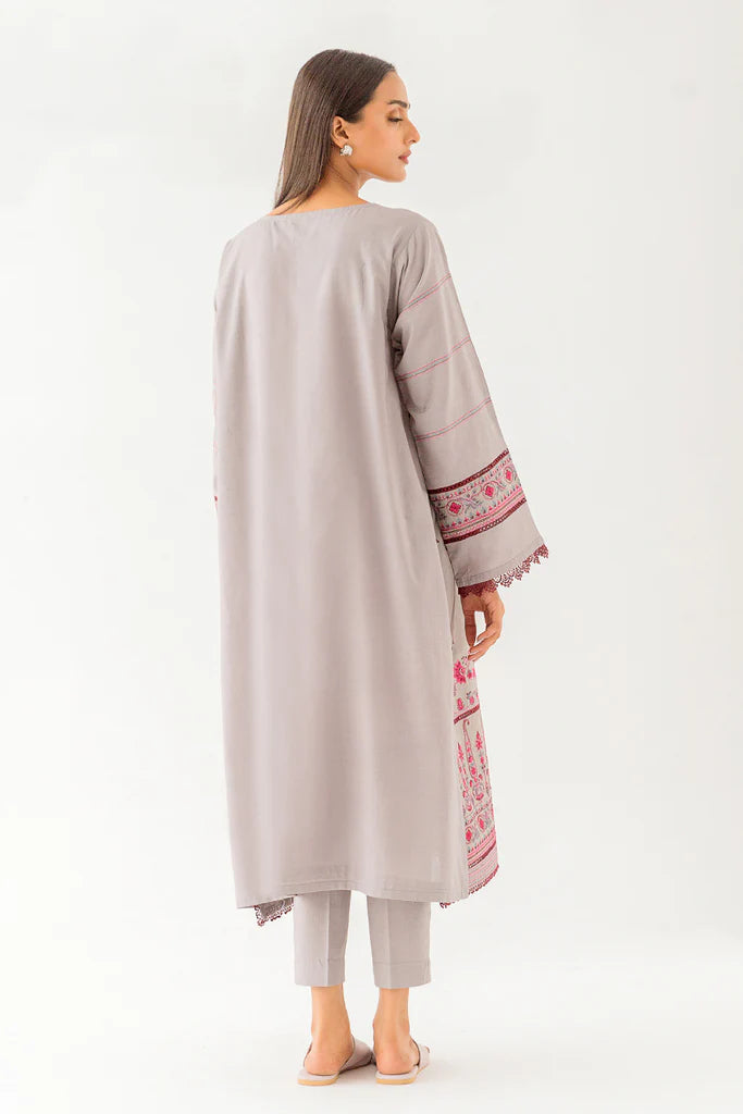 Arctic Spring Embroidered Cambric Suit