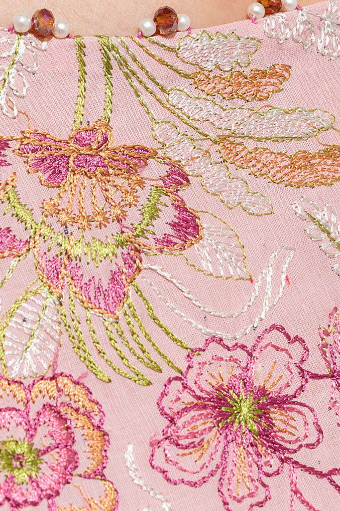 Blossom Bloom Embroidered Multi Naps Suit koi