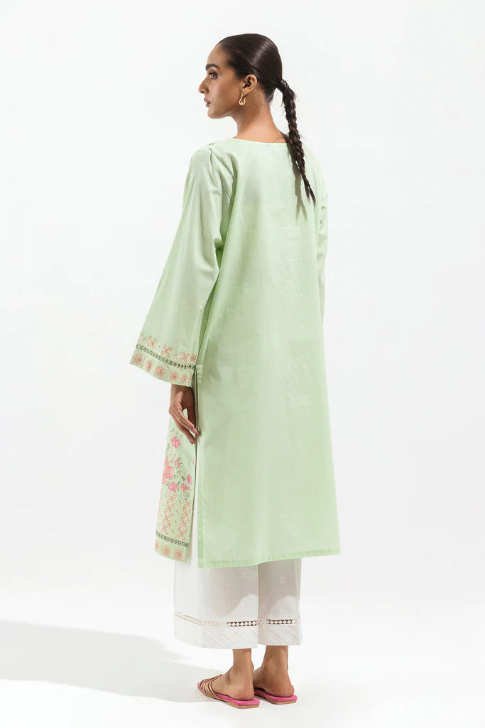 Heavily Embroidered Lawn Shirt