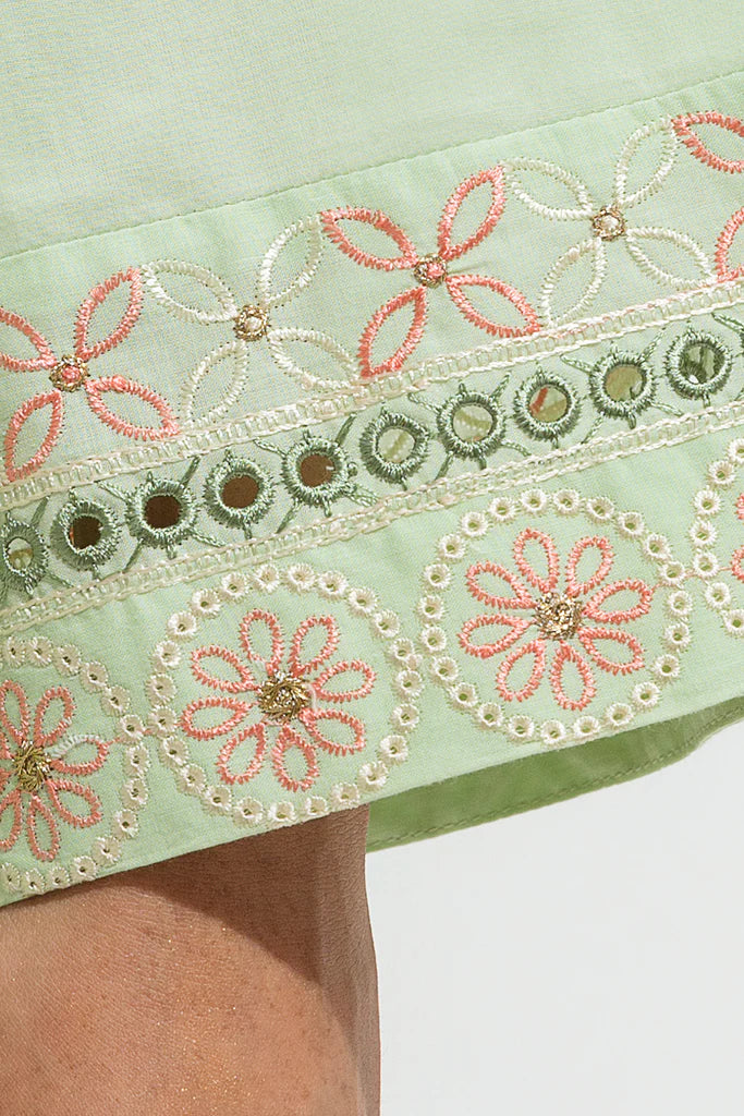 Heavily Embroidered Lawn Shirt